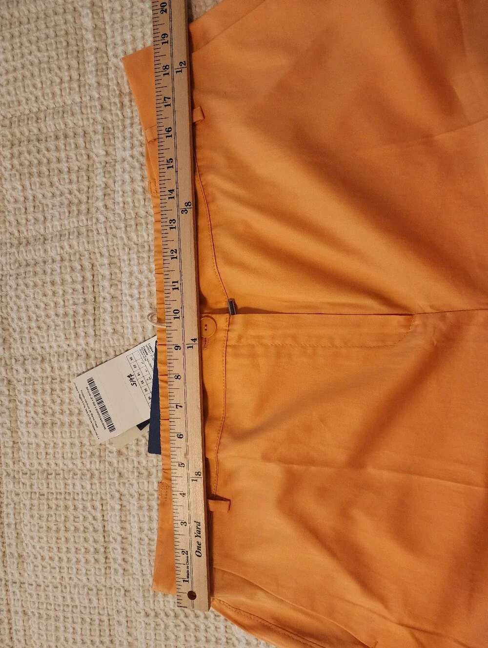 Marina Rinaldi Peach Wide Leg Women's Pants Cotton NWT Sz 18 $415 Quiet Luxury